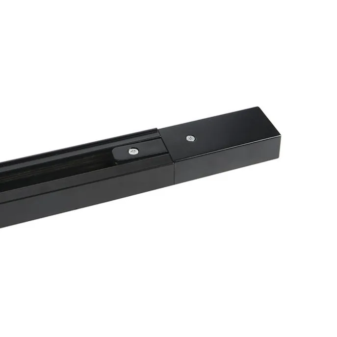 1 Meter schwarze Schiene für 1-phasige Schiene - Iconic