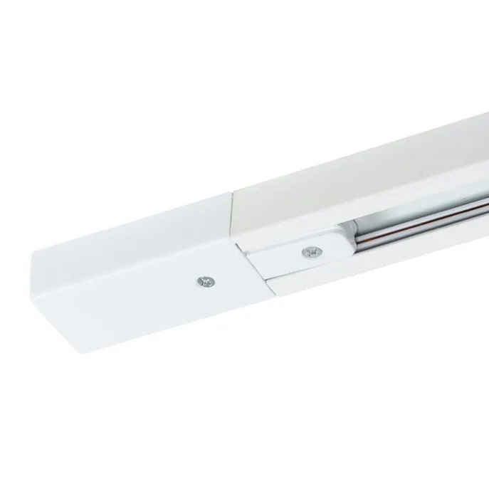 1 Meter weiße Schiene für 1-phasiges Schienensystem - Iconic