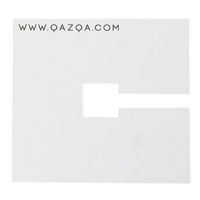 Abdeckplatte quadratisch 10x10cm weiß RAL 9016