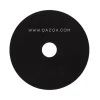 Abdeckplatte schwarz 11cm rund für Montageplatte