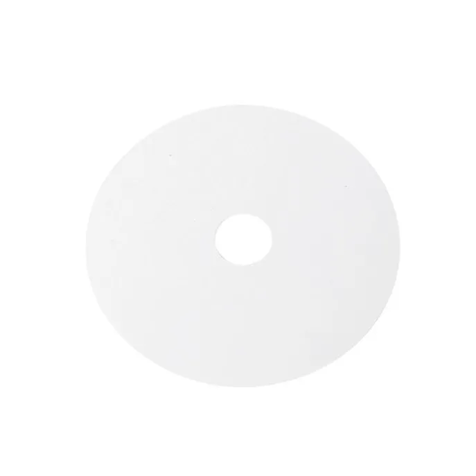 Abdeckplatte weiß RAL 9016 11cm rund für Montageplatte