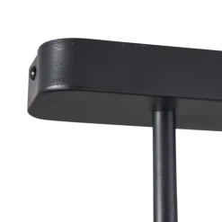 Abgerundeter Deckenstrahler schwarz GU10 35mm 2-flammig dreh- und schwenkbar - Kate