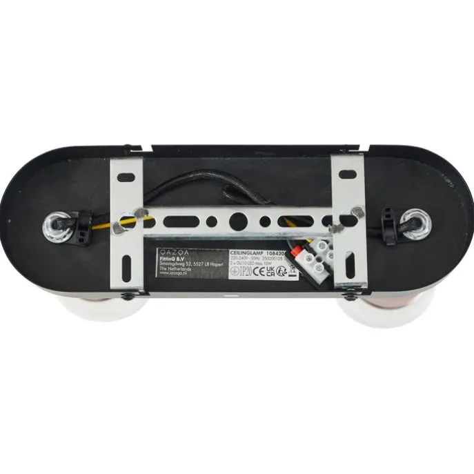 Abgerundeter Deckenstrahler Dunkelbronze 2-flammig Verstellbar - Veerle