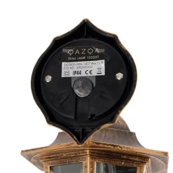 Antike Außenwandleuchte gold IP44 - New Haven