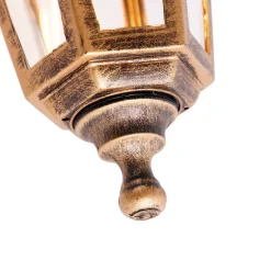 Antike Außenwandleuchte gold IP44 - New Haven