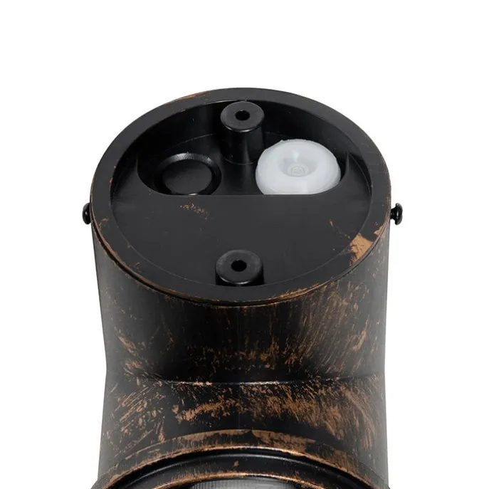 Antike Außenwandleuchte gold IP54 mit Bewegungssensor - Kiki