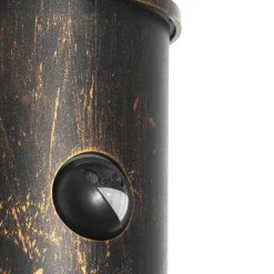 Antike Außenwandleuchte gold IP54 mit Bewegungssensor - Kiki