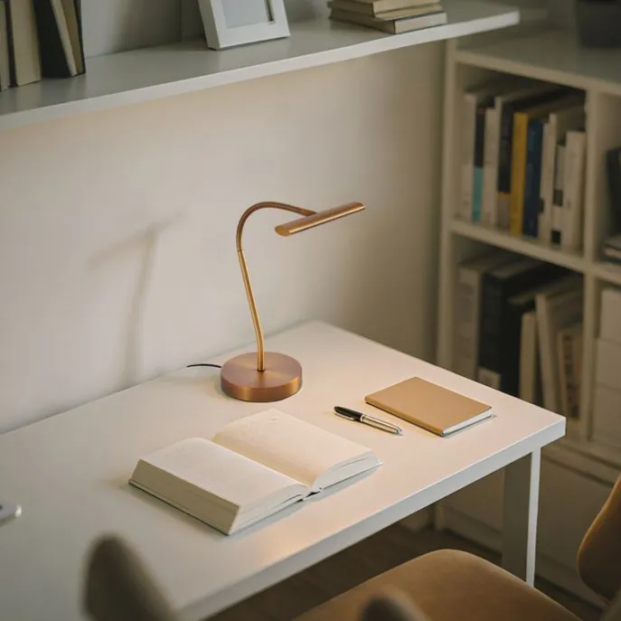 Art Deco Bronze Tischlampe inkl. LED - Tableau