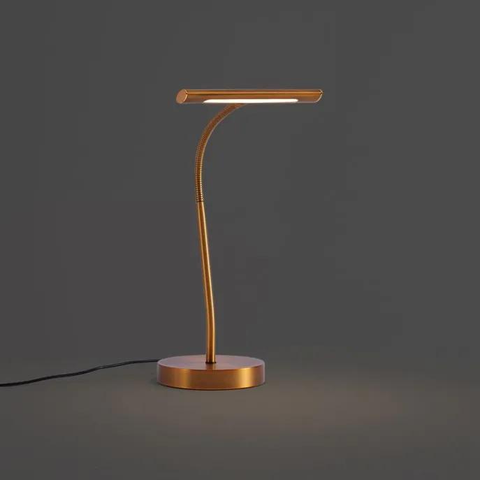 Art Deco Bronze Tischlampe inkl. LED - Tableau