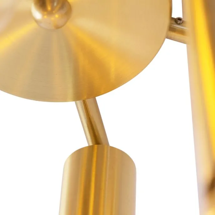 Art Deco Deckenleuchte Gold 6-flammig -Tubi