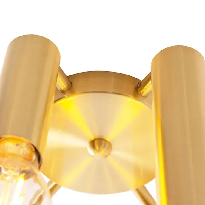 Art Deco Deckenleuchte Gold 6-flammig -Tubi