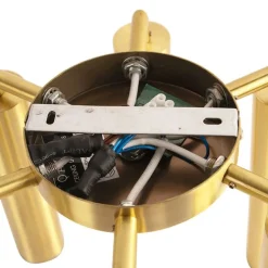 Art Deco Deckenleuchte Gold 6-flammig -Tubi