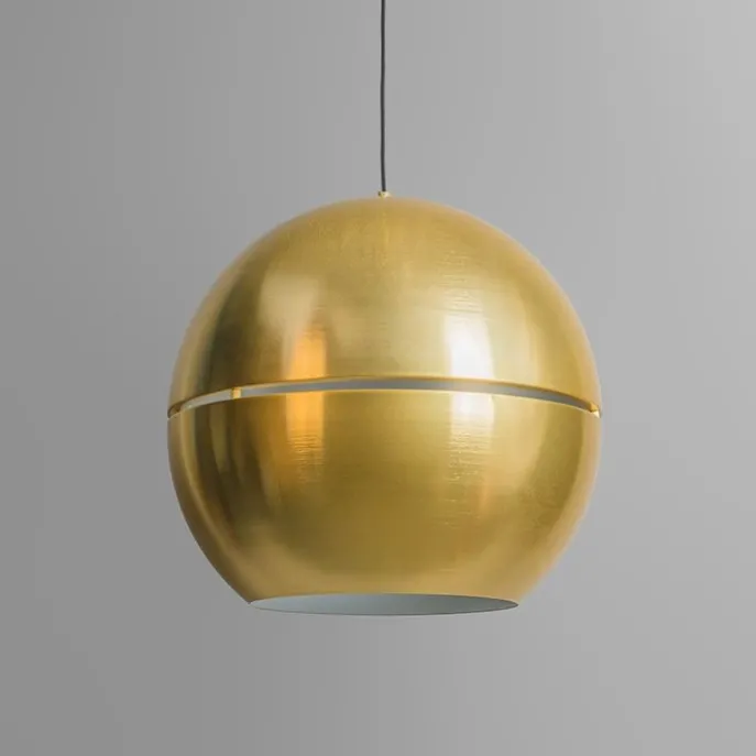 Art Deco Hängelampe Gold Kugel 50cm - Slice