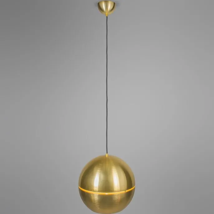 Art Deco Hängelampe Gold Kugel 50cm - Slice