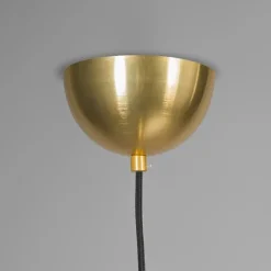 Art Deco Hängelampe Gold Kugel 50cm - Slice