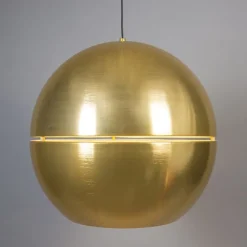 Art Deco Hängelampe Gold Kugel 50cm - Slice