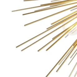 Art Deco Hängelampe Gold 6-Licht - Besen