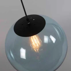 Art Deco Hängelampe grau 35 cm - Pallon