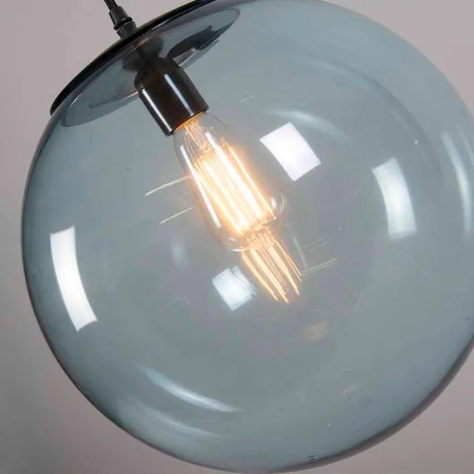 Art Deco Hängelampe grau 35 cm - Pallon