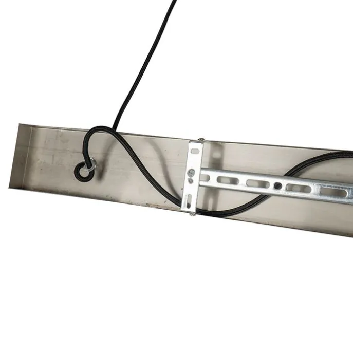 Art Deco Hängelampe Messing mit rosa Glas 3-Licht - Pallon Mezzi