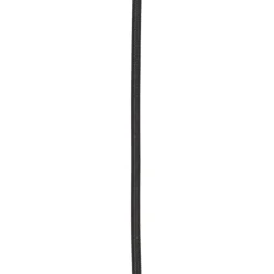 Art Deco Hängelampe schwarz mit Rauchglas - Flore