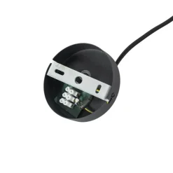 Art Deco Hängelampe schwarz mit Rauchglas - Flore