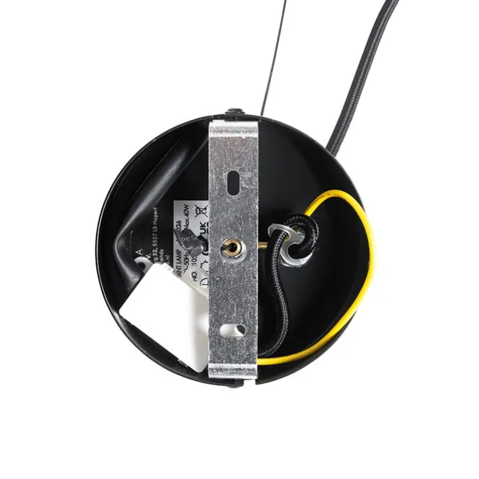 Art Deco Hängelampe schwarz 12-flammig - Tubi