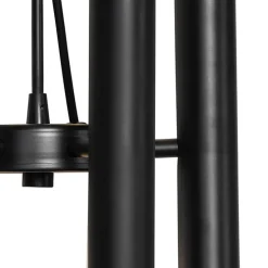 Art Deco Hängelampe schwarz 12-flammig - Tubi