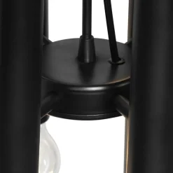 Art Deco Hängelampe schwarz 12-flammig - Tubi