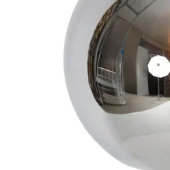 Art Deco Hängelampe schwarz mit Rauchglas 3 Lichter - Wallace