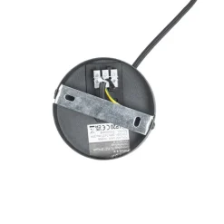 Art Deco Hängelampe schwarz mit Goldglas 20 cm - Pallon