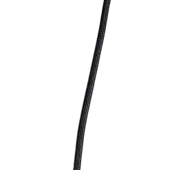 Art Deco Hängelampe schwarz mit Rauchglas 30 cm - Pallon