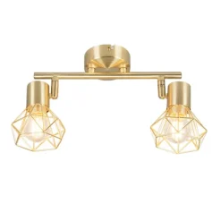 Art Deco Spot Messing dreh- und neigbar - Mosh 2