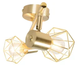 Art Deco Spot Messing dreh- und neigbar - Mosh 2