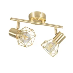 Art Deco Spot Messing dreh- und neigbar - Mosh 2