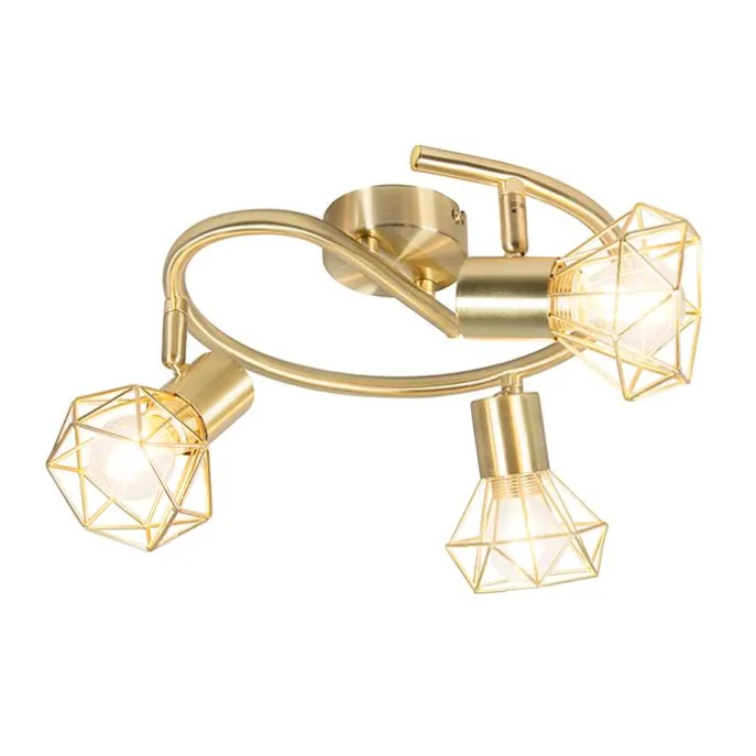 Art Deco Spot Messing dreh- und neigbar - Mosh 3