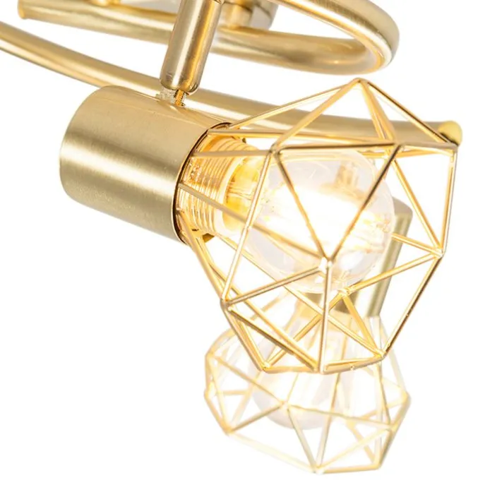 Art Deco Spot Messing dreh- und neigbar - Mosh 3