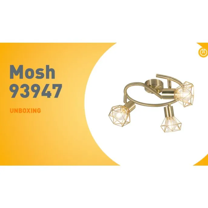 Art Deco Spot Messing dreh- und neigbar - Mosh 3