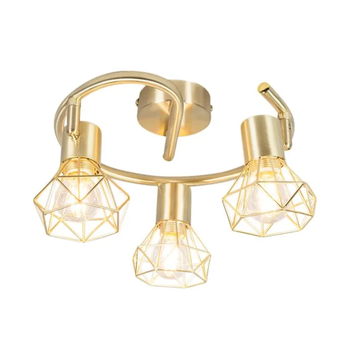 Art Deco Spot Messing dreh- und neigbar - Mosh 3