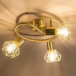 Art Deco Spot Messing dreh- und neigbar - Mosh 3