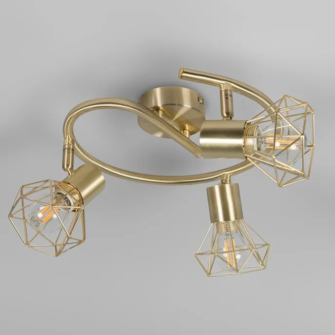 Art Deco Spot Messing dreh- und neigbar - Mosh 3