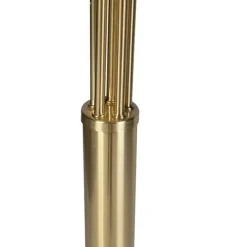 Art Deco Stehlampe Gold 5 Lampen - Sixties Marmo