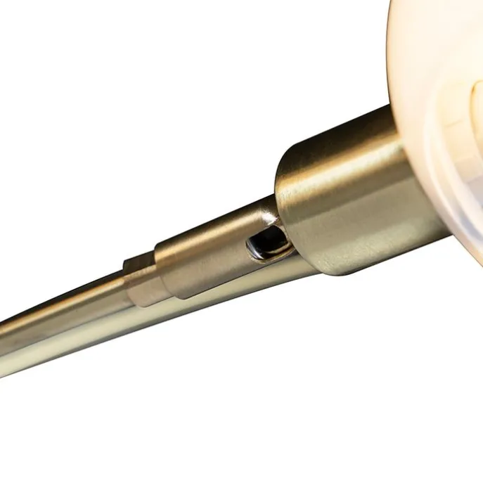 Art Deco Stehlampe Gold 5 Lampen - Sixties Marmo