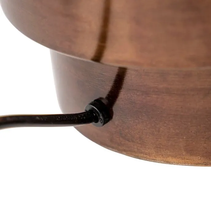 Art Deco Tischlampe Bronze Veloursschirm grün mit Gold 50cm - Bruut