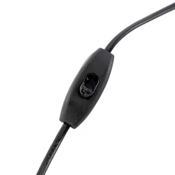 Art Deco Tischlampe Bronze mit samtrotem Schirm 35 cm - Areka