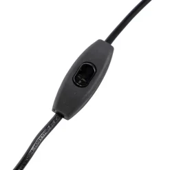 Art Deco Tischlampe Bronze Veloursschirm Rot 35 cm - Pisos