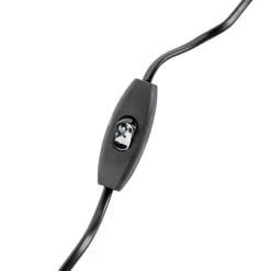 Art Deco Tischlampe Bronze Veloursschirm Rot 50 cm - Diverso