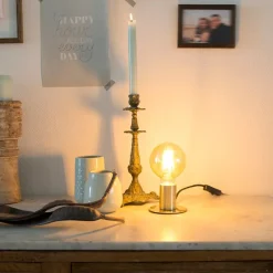 Art Deco Tischlampe Gold - Facil