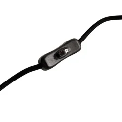 Art Deco Tischlampe Gold mit Bernsteinglas 30 cm - Kevin