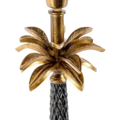 Art Deco Tischlampe Gold ohne Schirm - Areka